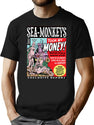 Sea-Monkey Exclusive T-Shirt for Men & Women, T-Shirts Graphic Tee - Black