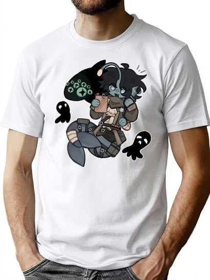 Sebastian Solace T-Shirt for Men & Women, T-Shirts Graphic Tee - Black