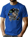Sebastian Solace T-Shirt for Men & Women, T-Shirts Graphic Tee - Blue