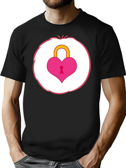 Secret Bear Funny Halloween Bear Costume Gift T-Shirt for Men & Women, T-Shirts Graphic Tee - Black