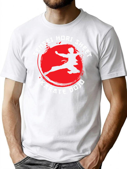 Sensei Hori Sheet Karate Dojo (1) T-Shirt for Men & Women, T-Shirts Graphic Tee - Black