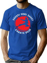 Sensei Hori Sheet Karate Dojo (1) T-Shirt for Men & Women, T-Shirts Graphic Tee - Blue