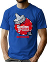 Seor Pizza Loverboy Worn Out T-Shirt for Men & Women, T-Shirts Graphic Tee - Blue