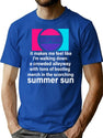 Sepsis It Makes Me Feel Like Im Walking Down A Crowded Alleyway With Tons Of Bootleg Merch In The S Bootleg Graphic T-Shirt - Blue