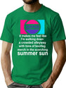 Sepsis It Makes Me Feel Like Im Walking Down A Crowded Alleyway With Tons Of Bootleg Merch In The Scorching Summer Sun Bootleg Graphic T-Shirt - Green