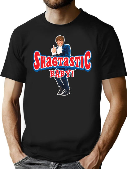Shagtastic Baby T-Shirt for Men & Women, T-Shirts Graphic Tee - Black