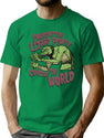 Shapeshifting Lizard People Control The World Alien Conspiracy Horror B-Movie Tee T-Shirt for Men & Women, T-Shirts Graphic Tee - Green
