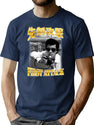 Shibuya Street Photography Attack Bootleg Style Bootleg Graphic T-Shirt - Navy
