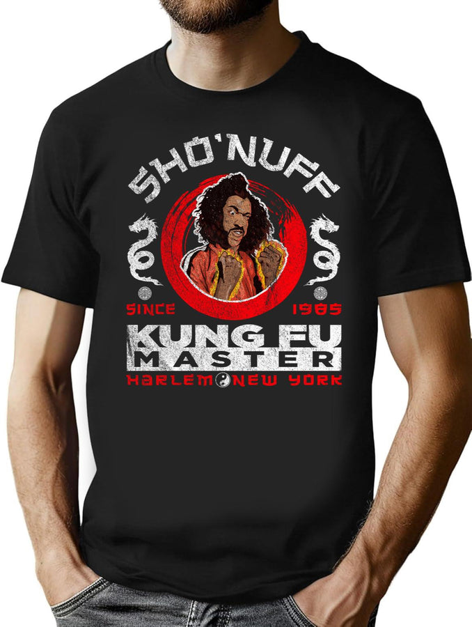Sho Nuff Kung Fu Master Black T-Shirt - Black