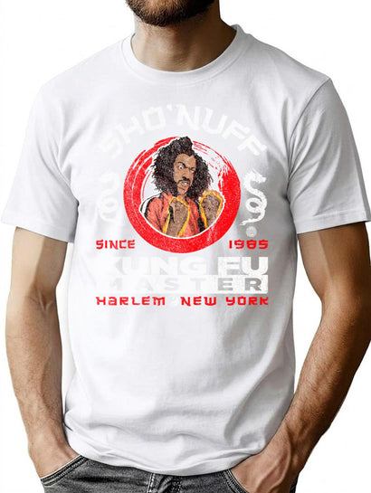 Sho Nuff Kung Fu Master T-Shirt for Men & Women, T-Shirts Graphic Tee - Black