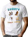 Shorty - Scary Movie Bootleg Graphic T-Shirt - White