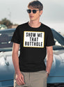 Show Me That Butthole Black T-Shirt - Navy