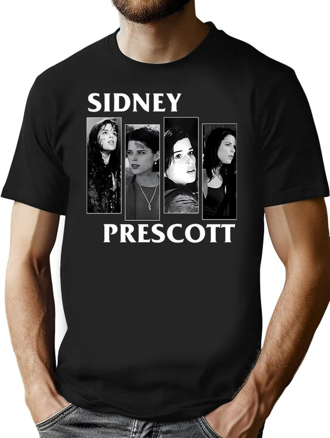 Sidney-Prescott-Horror-Punk-Scream Classic Premium Heavyweight Cotton T-Shirt - Black
