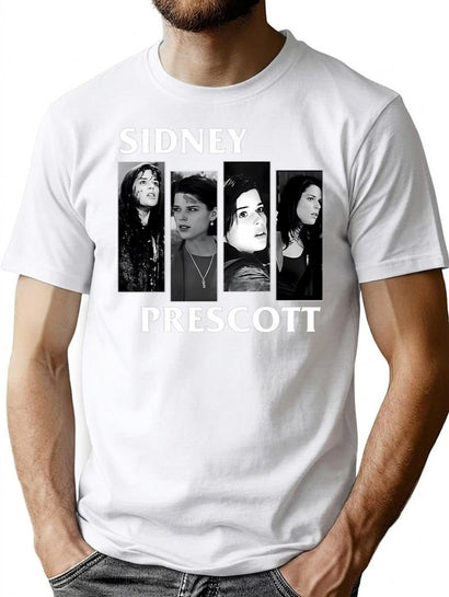 Sidney-Prescott-Horror-Punk-Scream Classic Premium Heavyweight Cotton T-Shirt - Black