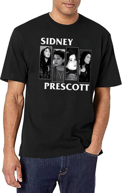 Sidney-Prescott-Horror-Punk-Scream Classic Black T-Shirt - Black