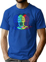 Signature 3D Art The Clown From Terrifier T-Shirt for Men & Women, T-Shirts Graphic Tee - Blue