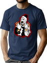 Silent Clown T-Shirt for Men & Women, T-Shirts Graphic Tee - Navy