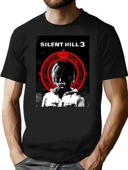 Silent Hill 3 - Heather T-Shirt for Men & Women, T-Shirts Graphic Tee - Black