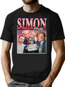Simon Pegg - Retro Bootleg Bootleg Graphic T-Shirt - Black