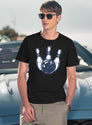 Simple Bowling Art T-Shirt for Men & Women, T-Shirts Graphic Tee - Navy
