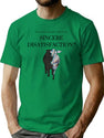 Sincere Disatisfaction Surreal Funny Broken Translation Bootleg Graphic T-Shirt - Green