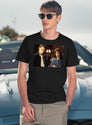 Skeet Ulrich Neve Campbell T-Shirt for Men & Women, T-Shirts Graphic Tee - Navy