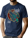 Skeleton Eagle 15Th Anniversary T-Shirt for Men & Women, T-Shirts Graphic Tee - Navy
