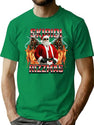 Skibidi Rizzmas Bootleg Graphic T-Shirt - Green