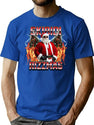 Skibidi Rizzmas Bootleg Graphic T-Shirt - Blue