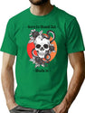 Skull Born To Stand Out T-Shirt for Men & Women, T-Shirts Graphic Tee - Green