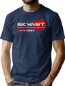 Skynet Global Dks Worn T-Shirt for Men & Women, T-Shirts Graphic Tee - Navy