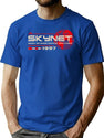 Skynet Global Dks Worn T-Shirt for Men & Women, T-Shirts Graphic Tee - Blue