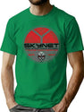 Skynet Oval Worn Lts T-Shirt for Men & Women, T-Shirts Graphic Tee - Green