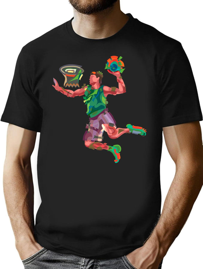 Slam Dunk Father Bootleg Graphic T-Shirt - Black