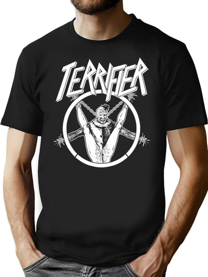 Slashers In The Abyss - Terrifier T-Shirt for Men & Women, T-Shirts Graphic Tee - Black