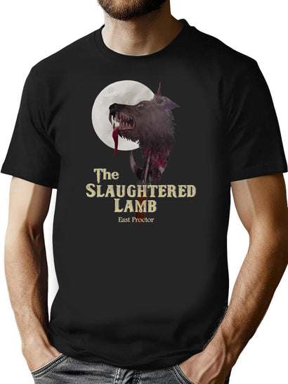 Slaughtered Lamb T-Shirt for Men & Women, T-Shirts Graphic Tee - Black