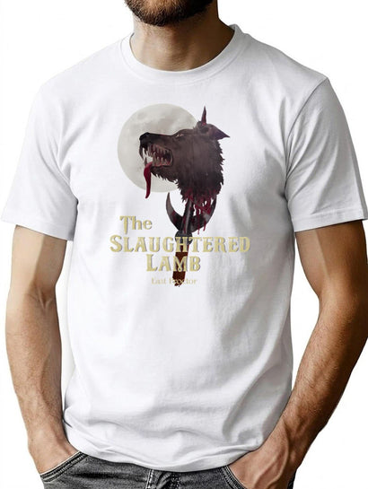 Slaughtered Lamb T-Shirt for Men & Women, T-Shirts Graphic Tee - Black