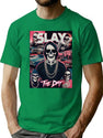 Slay The Day Bootleg Graphic T-Shirt - Green