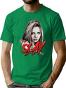 Slay T-Shirt for Men & Women, T-Shirts Graphic Tee - Green