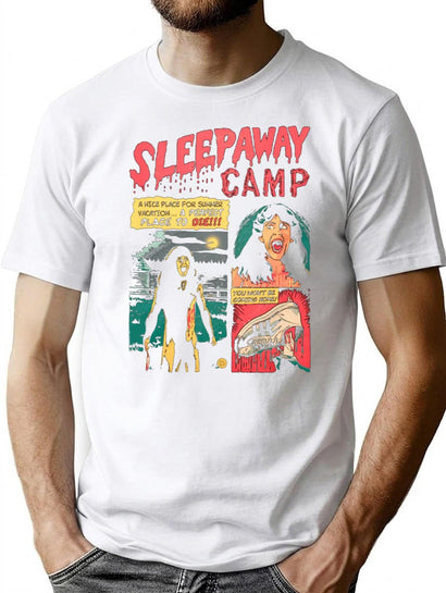Sleepaway Camp Come Back in A Bag T-Shirt for Men & Women, T-Shirts Graphic Tee - Black