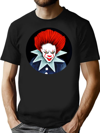 Sly Clown T-Shirt for Men & Women, T-Shirts Graphic Tee - Black