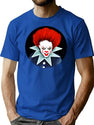 Sly Clown T-Shirt for Men & Women, T-Shirts Graphic Tee - Blue