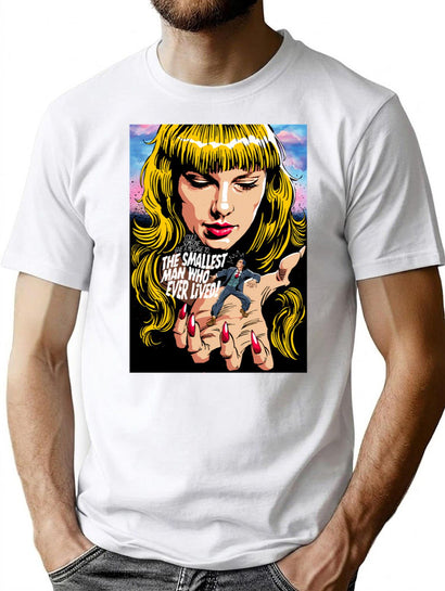 Smallest Man T-Shirt for Men & Women, T-Shirts Graphic Tee - Black