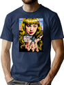 Smallest Man T-Shirt for Men & Women, T-Shirts Graphic Tee - Navy