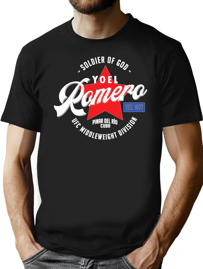 Soldier Of God Yoel Romero Classic T-Shirt for Men & Women, T-Shirts Graphic Tee - Black