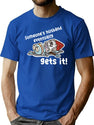 Someone Husband Graphic Vintage T-Shirt for Men & Women, T-Shirts Graphic Tee - Blue