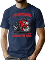 Sometimes I Ride To Forget - Funny Gifts For Motorcycle Lovers T-Shirt for Men & Women, T-Shirts Graphic Tee - Navy