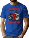 Sometimes I Ride To Forget - Funny Gifts For Motorcycle Lovers T-Shirt for Men & Women, T-Shirts Graphic Tee - Blue