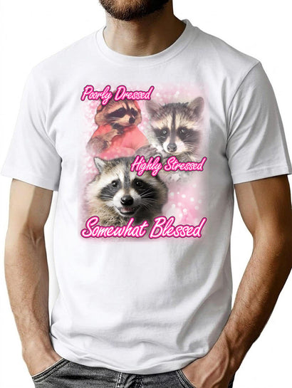 Somewhat Blessed Shirt T-Shirt for Men & Women, T-Shirts Graphic Tee - Black