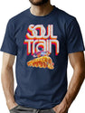 Soul Train Logo Worn T-Shirt for Men & Women, T-Shirts Graphic Tee - Navy